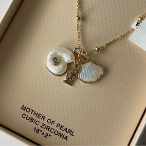 Camila Coelho Seashell and Fish Necklace